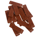 20pcs DIY Retro Synthetic PU Leather Tags DIY Handmade Sew Label Patches 1#