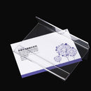 60X40mm Clear Sign Display Stand Table Name Price Tag Menu Holder New Gift