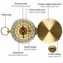 Outdoor Travel Camping Compass Hiking Sports Navigation Pocket Watch Style Brass