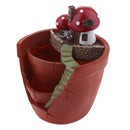 Fairy Garden House Planter Pot Cute Mini Mushroom House Plant Pot, Creative