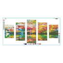 Scenery 5D DIY Full Drill Diamond Painting 5-pictures Combination Kits Gift
