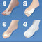 2 Silicone Gel Bunion Toe Protector Straightener Corrector Spreader Splint Pads