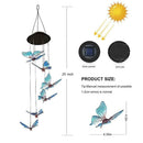 Color Changing 6 LED Garden Solar Light Outdoor Waterproof Butterfly Lamp