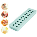 Mini ice Ball Mold, DIY Silicone Ice-Cube Tray Sphere Round Easy Release Ic V8H8