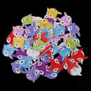 Pack of 50 Cartoon Lowrie Wooden Buttons 2 Holes Sewing Scrapbooking DIY Crafts