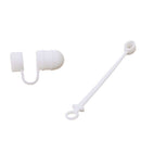 Pencil Cap Protective Holder with Cable Adapter Tether for iPad Pro White