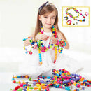 300pcs DIY Jewelry Kids  Beads Snap Together Children Fun Fashion Kit