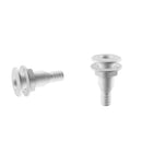 2x Nylon Thru Hull Fitting for 5/8" Hose Marine Boat Hardware Accessories
