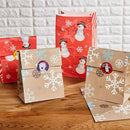 500 Pieces/Roll Christmas Themed Sealing Stickers Round Paper Labels DIY
