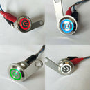 12V DC Motorcycle LED Handlebar Headlight Foglight Switch Waterproof Red