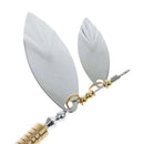 1pc 10.5cm 9g Leaf Metal Fishing Lures Spinner Baits CrankBait Bass Tackle Hooks