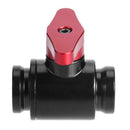 G1/4 Vent Valve Aluminum Handle Double Inner Teeth Waterway Control(Red)