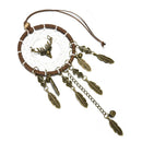 Handmade Feather Dream Catcher Circular Wall Interior Home Hanging Decoration