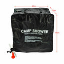 Portable 40L Solar Camping Shower Outdoor Hiking Heated Bathing Water B WCG