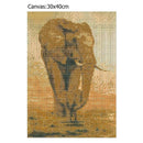Feeding Elephant 5D DIY Full Drill Round Diamond Painting Embroidery Kits