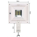 6 Bright LED Solar Lights Outdoor Wall Light Security Light Night for Gutter