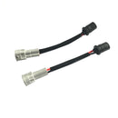 2pcs T10 W5W Socket to KET Male Cable Wire for LED Halogen Clearance Light