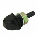 2 pcs Black Plastic Car Front Window Windshield Washer Spray Nozzle For BMW