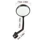 1 Pair Cycling Riding Bicycle Bike Reflector Mirror 360 Rotation Rearview Mi Kw