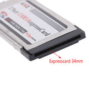2 Ports USB 3.0 express card expresscard 34mm/54mm hidden adapter for laptME