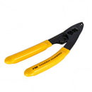 Yellow CFS-3 Durable Double-nose Pliers Fiber Optic Stripper Useful 3 Holes