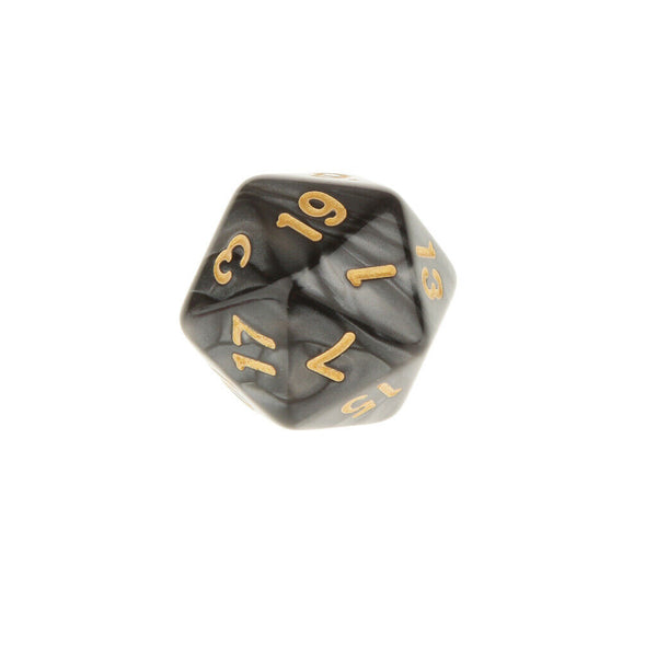 Pack of 14 Opaque Acrylic D20 D12 D10 D8 D6 D4 Dices Die for Dungeons and