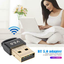 Mini Wireless USB Bluetooth 5.0 Adapter Music Sound Receiver Transmitter for PC