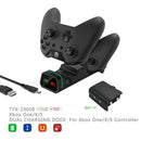 Dual Charging Dock Station Stand for Xbox One X S Game Controller Charger
