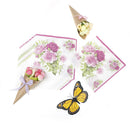 20pcs/bag flower Wedding Party 2ply Disposable 33cm Napkins wedding table dec BX