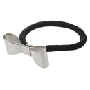 Fashion Polish Metal Bow Tie Hair Band Cuff Wrap Pony Tail Holder Headband  U6X3