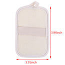 Natural Loofah Sponge Shower Bath Gloves Exfoliating Wash Skin Spa Massage-Sc JR