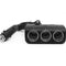 Car Cigarette Lighter 3 Socket Splitter 12/24V Dual USB Port Charger Adapter