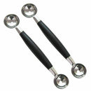 Double End Stainless Steel Fruit spoon ice scoop baller spoon Melon E3C2 I2 E1W4