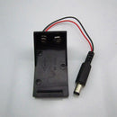Top  Battery Storage Clip Box Case Holder 9V Wire DC Plug 5.5x2.1mm For ArduiMO