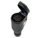 13 Pin Trailer Plug Socket Adapter Converter Connector For Caravan Tow Light