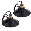 2pcs Industrial Chandelier Shade Cover Ceiling Light Cover Pendant Lampshade for