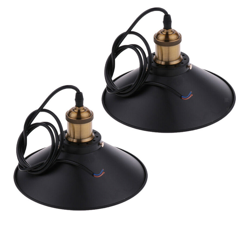 2pcs Industrial Chandelier Shade Cover Ceiling Light Cover Pendant Lampshade for