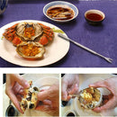 4x Stainless Steel Lobster Crab Needle Walnut Needle Fruit Fork Seafood Tools Mï¼