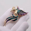 Women's Fashion Natural Animal lovely Alloy Rhinestone Brooch Pins For Wome V4Q3