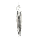 Handmade Yarn Dream Catcher 20x100cm Bohemian Moon Macrame Cotton Woven Tapestry