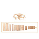 Wood Disassembly Crafts Kits Nut Hand-assembled Tenon Chair Toys Age 3+