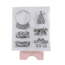 Christmas Crystal ball transparent Silicone Clear Stamp Scrapbook Album Decor 3C