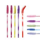 50Pcs Handle Disposable Mascara Wands Eyebrow Applicator Lash Makeup Brushe A9A8