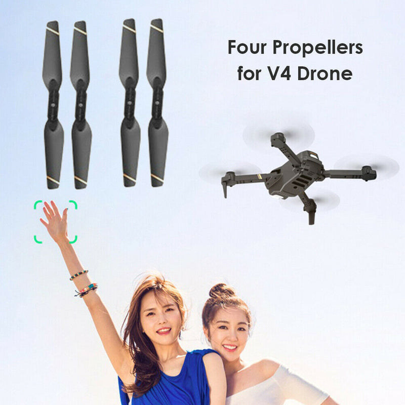 4PCS Quick Release Propeller Props For V4 UAV RC Drone CW+CCW Main Blades Parts