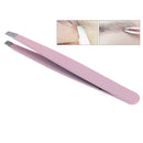 Useful professional eyebrow tweezers hair beauty slanted stainless steel twee BX