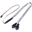 LED Lights Headlight for 1/10 RC Rock Crawler Axial SCX10 D90 Body Shell,Bl