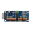 16 Ch 12-bit PWM Servo Shield Motor Driver I2C Module PCA9685 For Arduino FT