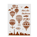 layering stencil for wall painting scrapbooking stamp decor balloon template LJ