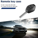 For BMW E81 E46 E39 E60 E61 E63 E38 E83 3 Buttons Remote Car Key Fob Case Shell
