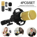 BM-800 Condenser Microphone Professional Broadcasting Studio Recording Mic Kit b